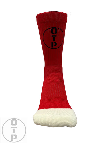 CREW GRIP SOCKS - RED