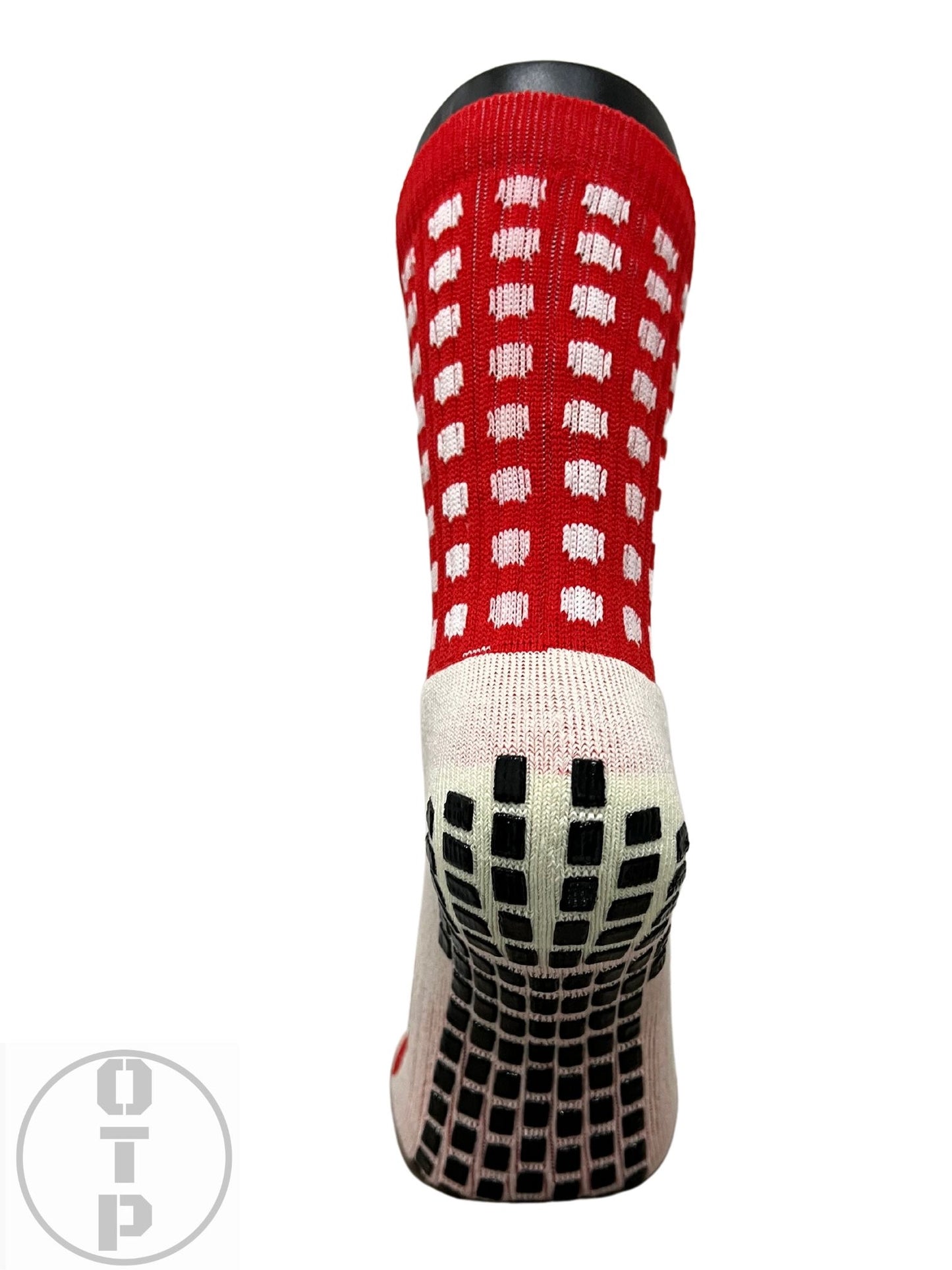 CREW GRIP SOCKS - RED