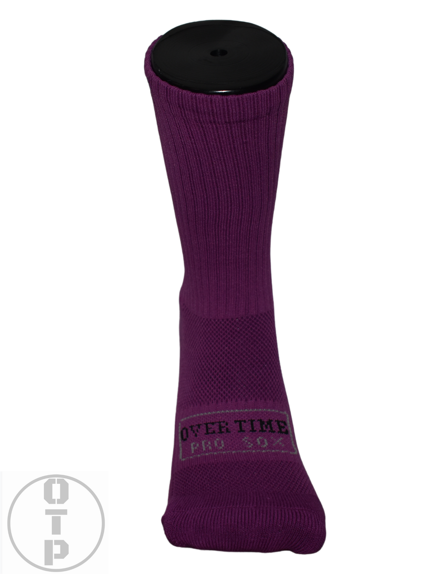 WOMEN'S CREW GRIP SOCKS - MIDNIGHT PURPLE