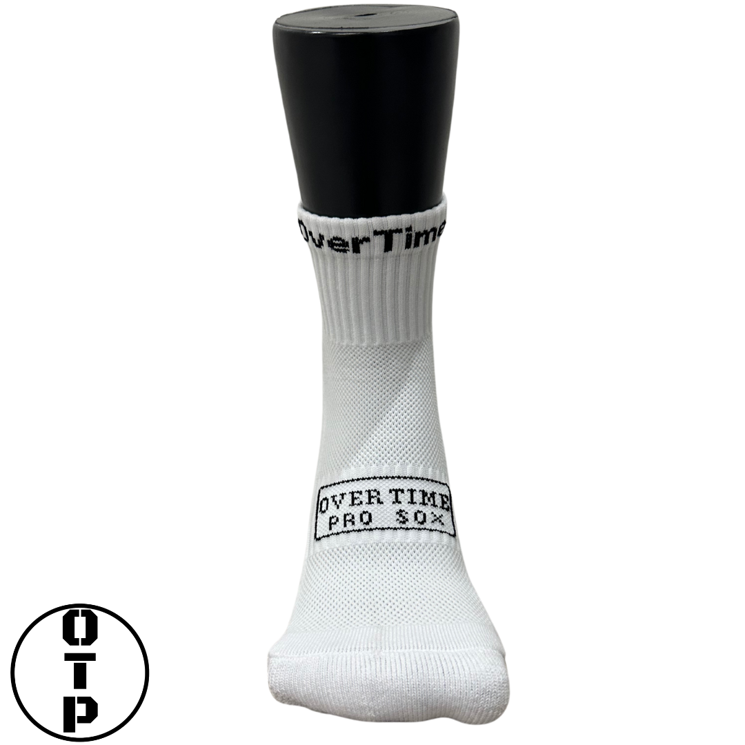 ANKLE LENGTH GRIP SOCK - WHITE