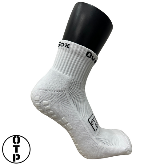 ANKLE LENGTH GRIP SOCK - WHITE