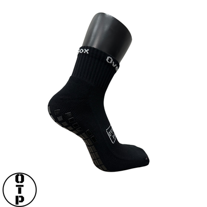 ANKLE LENGTH GRIP SOCK - BLACK