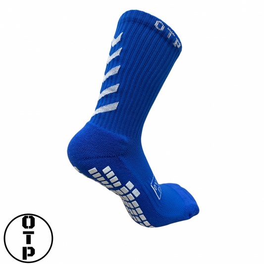 CREW GRIP SOCKS- ROYAL BLUE