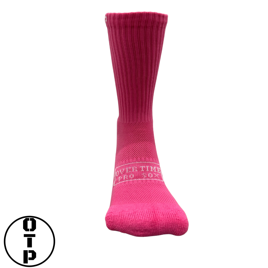 CREW GRIP SOCKS- PINK