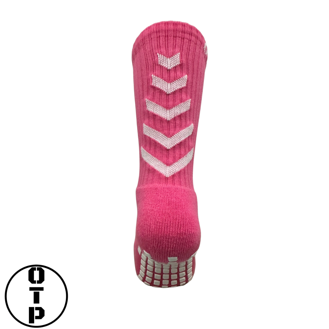 CREW GRIP SOCKS- PINK