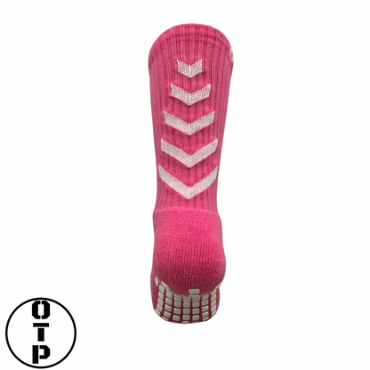 CREW GRIP SOCKS- PINK