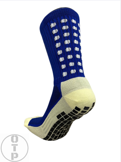 CREW GRIP SOCKS - BLUE